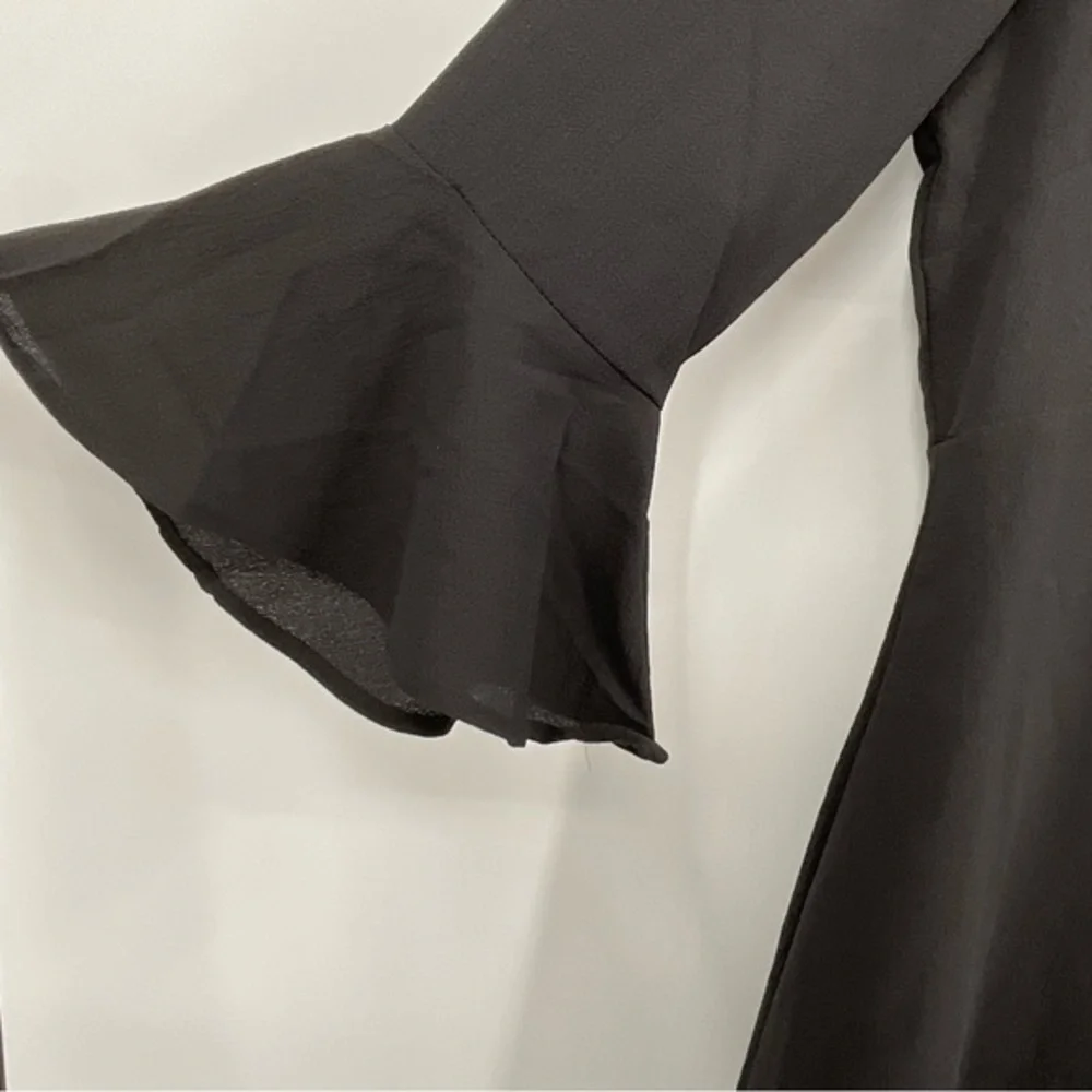 Lulus Black Long‎ Sleeve Dress Size Medium I2 - Picture 9 of 9